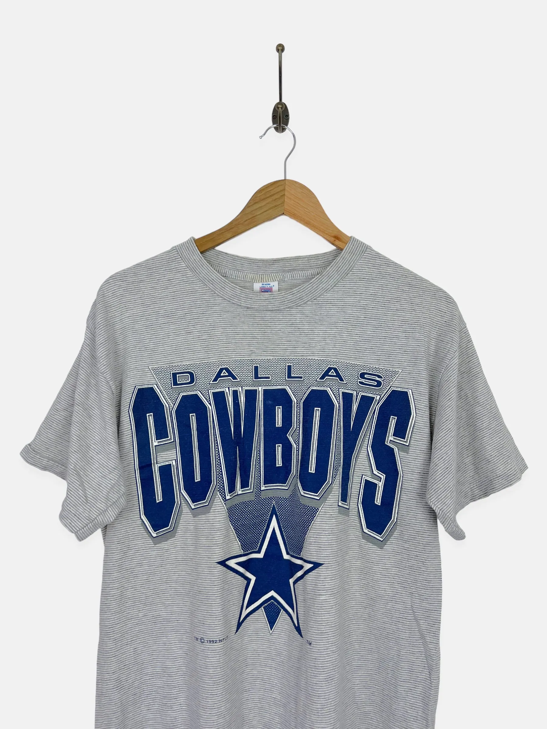 1992 Dallas Cowboys NFL USA Made Vintage T-Shirt Size 10-12