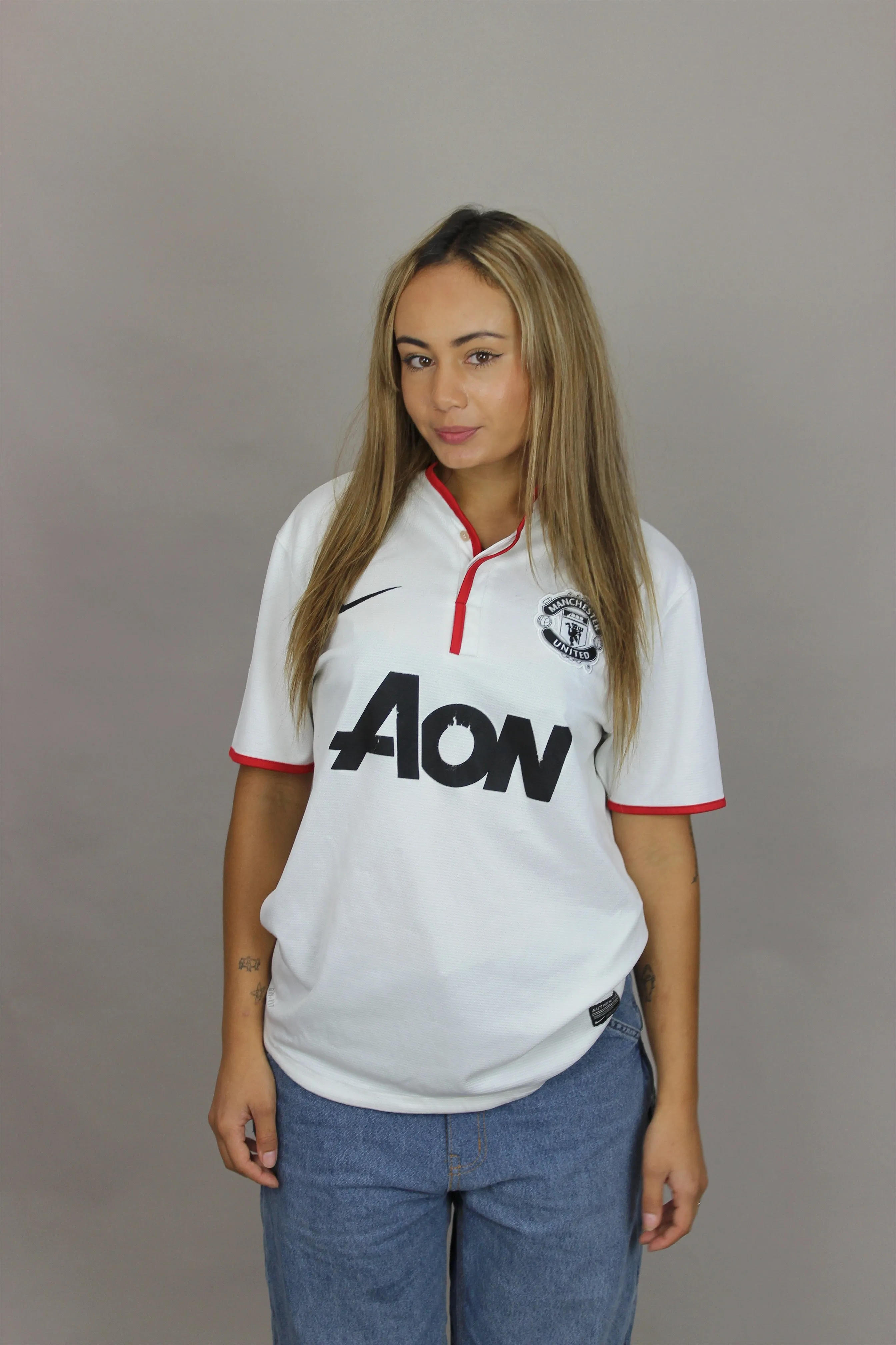 2012 Nike Manchester United Away Kit Vintage Football Jersey Size S