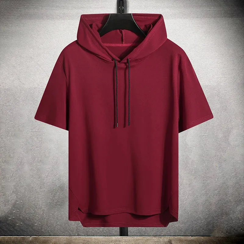 2024 Black Quick-Dry Oversized Gym T-Shirt: Streetwear Fashion Essential