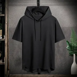 2024 Black Quick-Dry Oversized Gym T-Shirt: Streetwear Fashion Essential