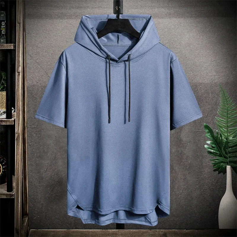 2024 Black Quick-Dry Oversized Gym T-Shirt: Streetwear Fashion Essential