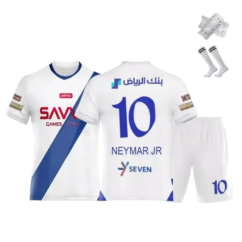 23/24 Neymars T-Shirt JR No.10 Jerseys Adults Sports Short-Sleeve
