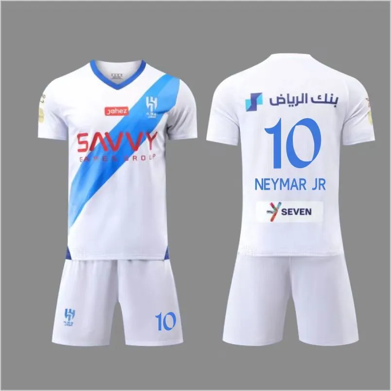 23/24 Neymars T-Shirt JR No.10 Jerseys Adults Sports Short-Sleeve