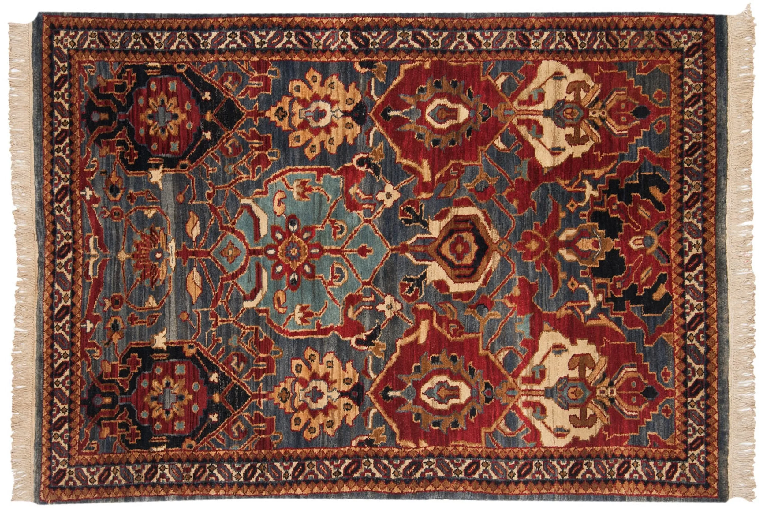 4x6 Vintage Agra Rug