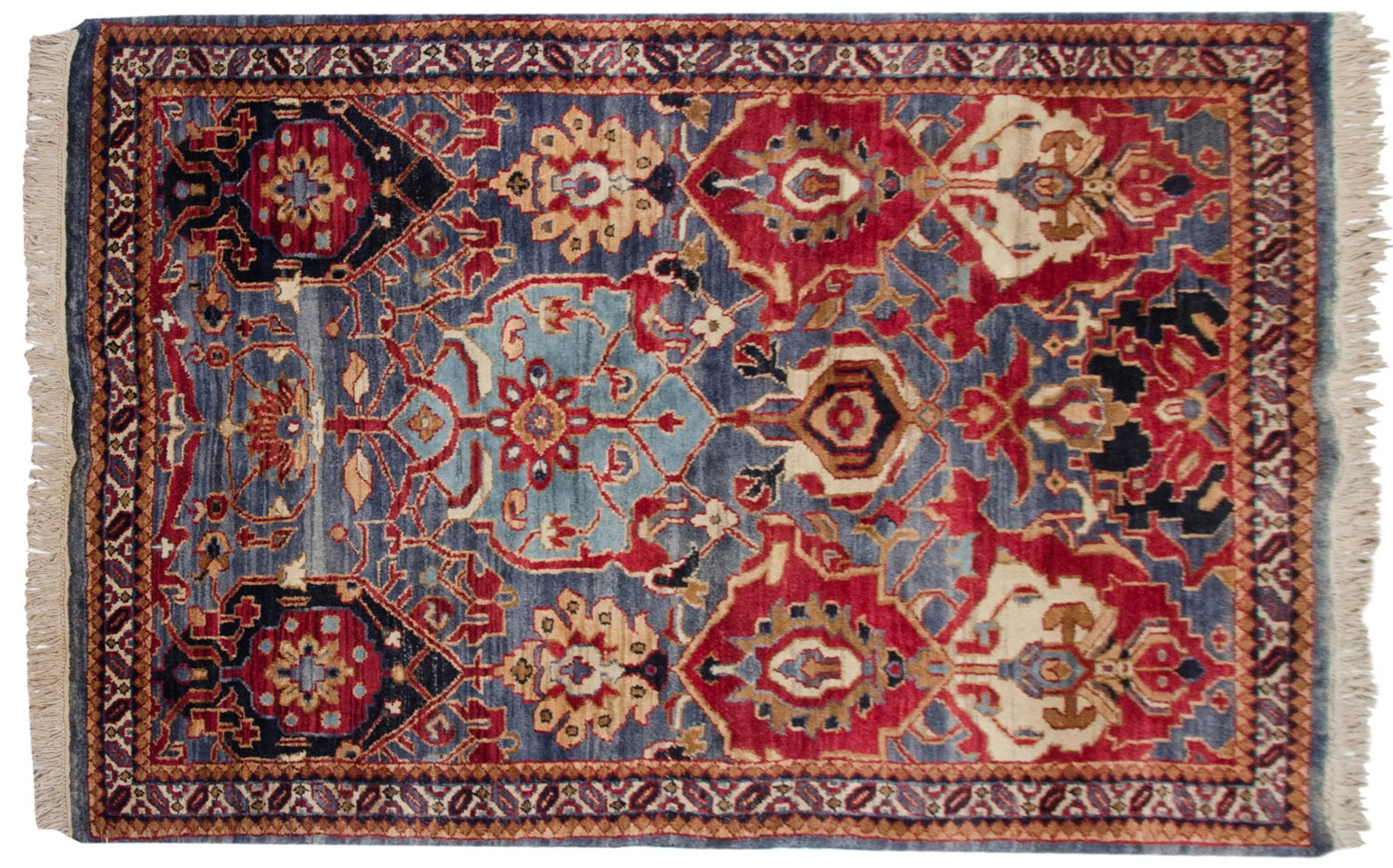 4x6 Vintage Agra Rug