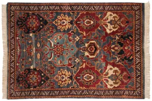 4x6 Vintage Agra Rug