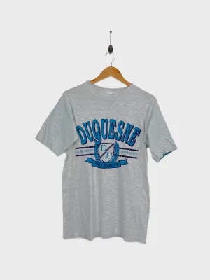 90's Duquesne University USA Made Vintage T-Shirt Size 8