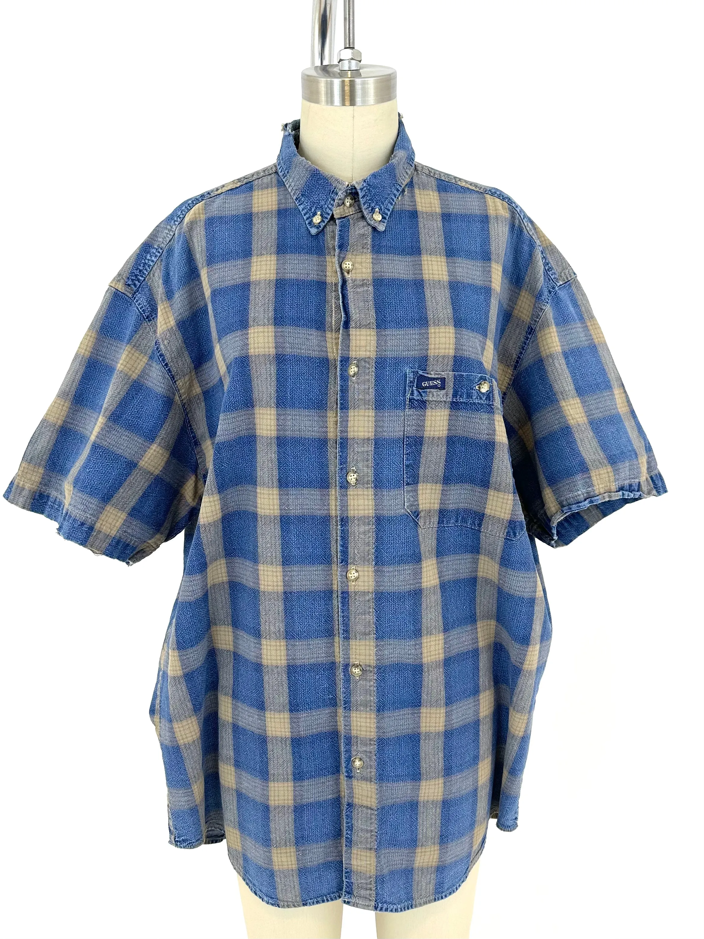 90s Guess Jeans Distressed Shirt