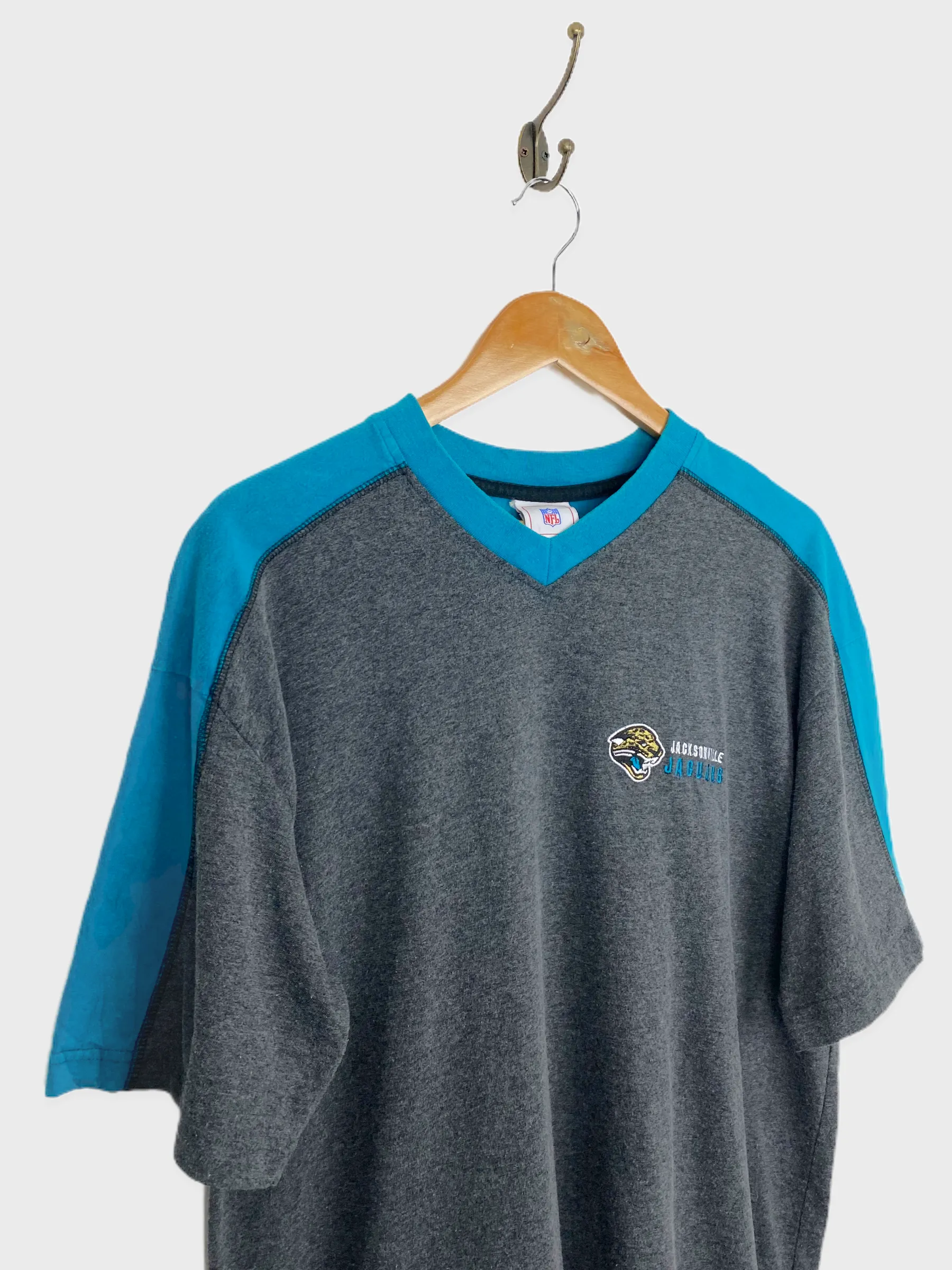 90's Jacksonville Jaguars NFL Embroidered Vintage T-Shirt Size L-XL