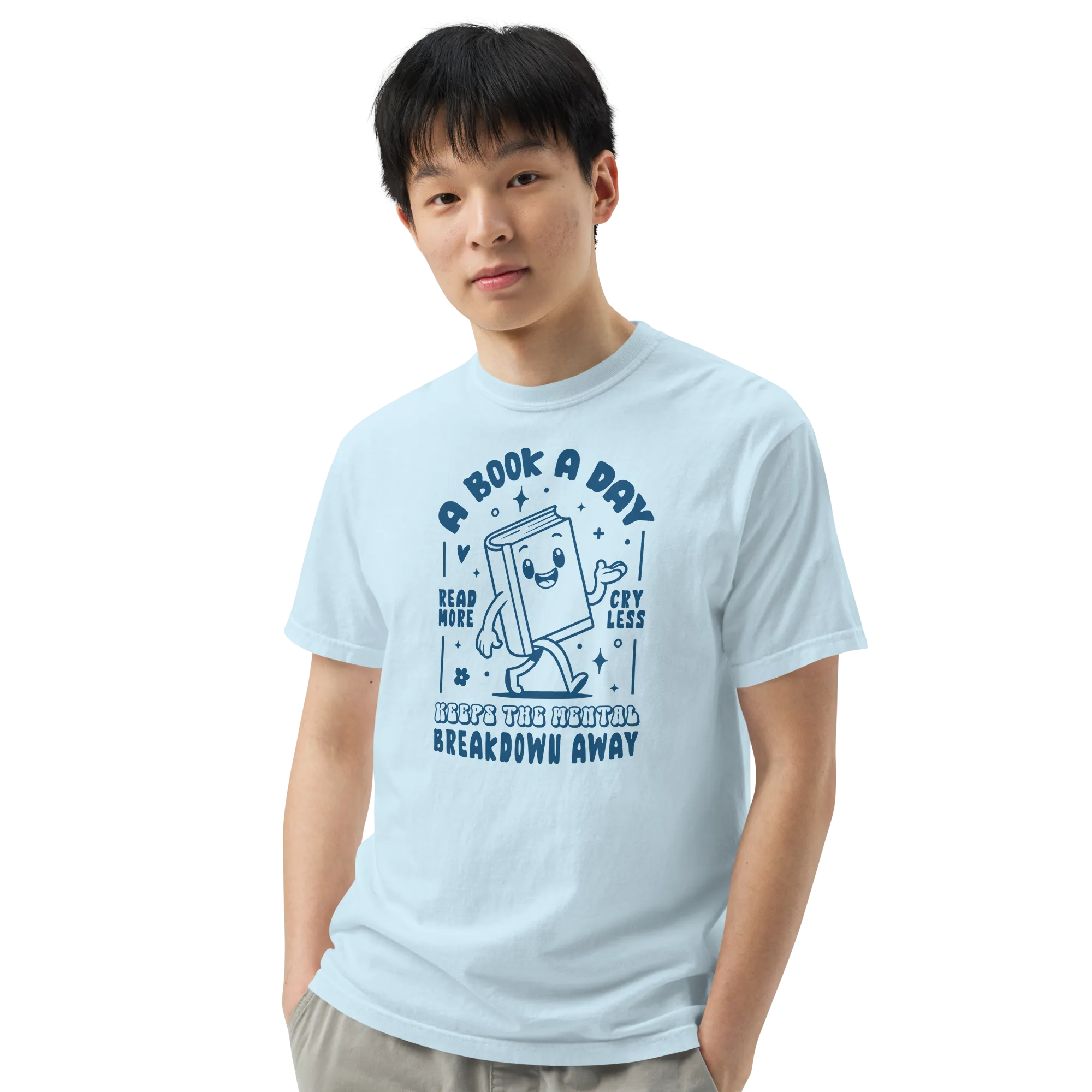 A Book a Day Mental Breakdown Away Premium T-Shirt