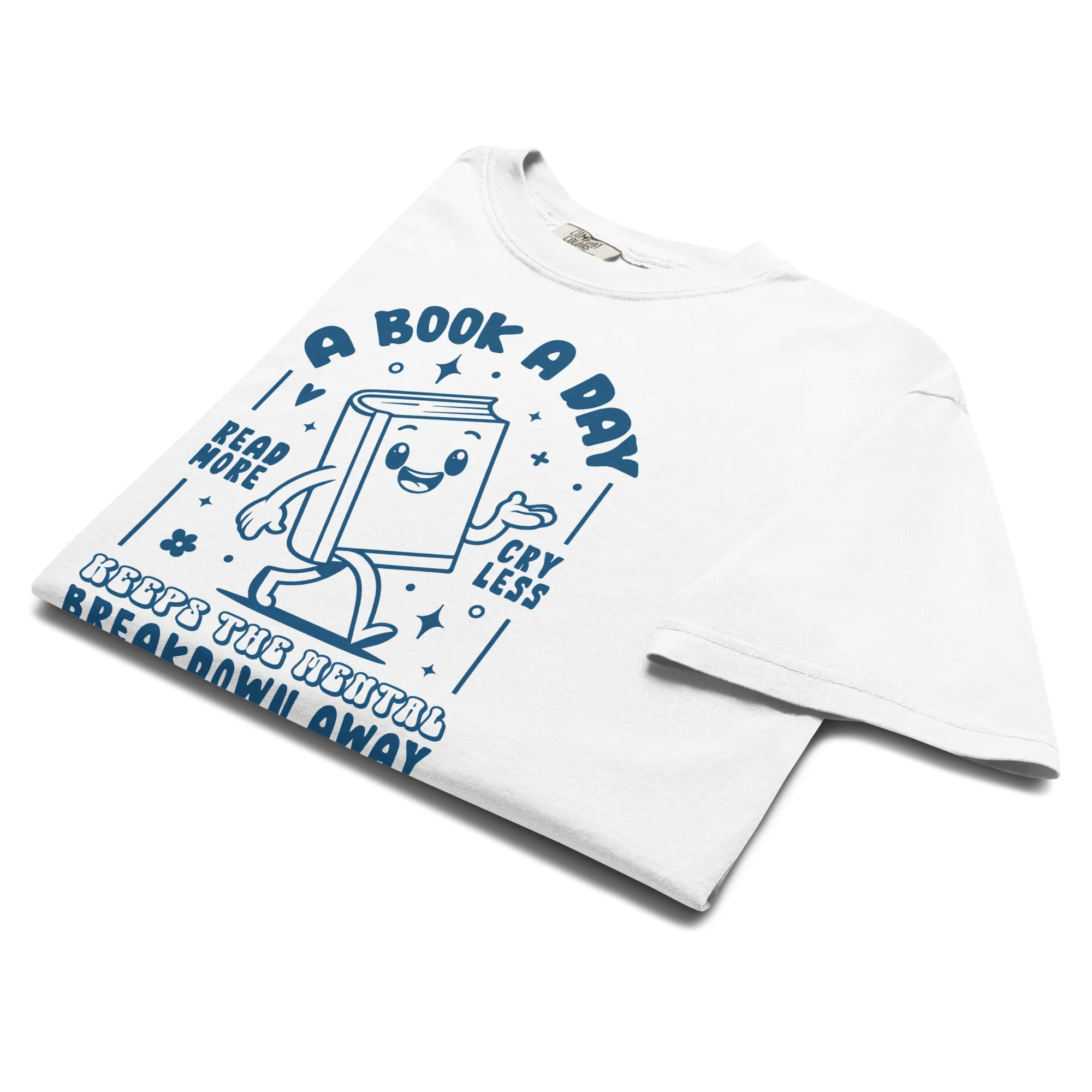 A Book a Day Mental Breakdown Away Premium T-Shirt