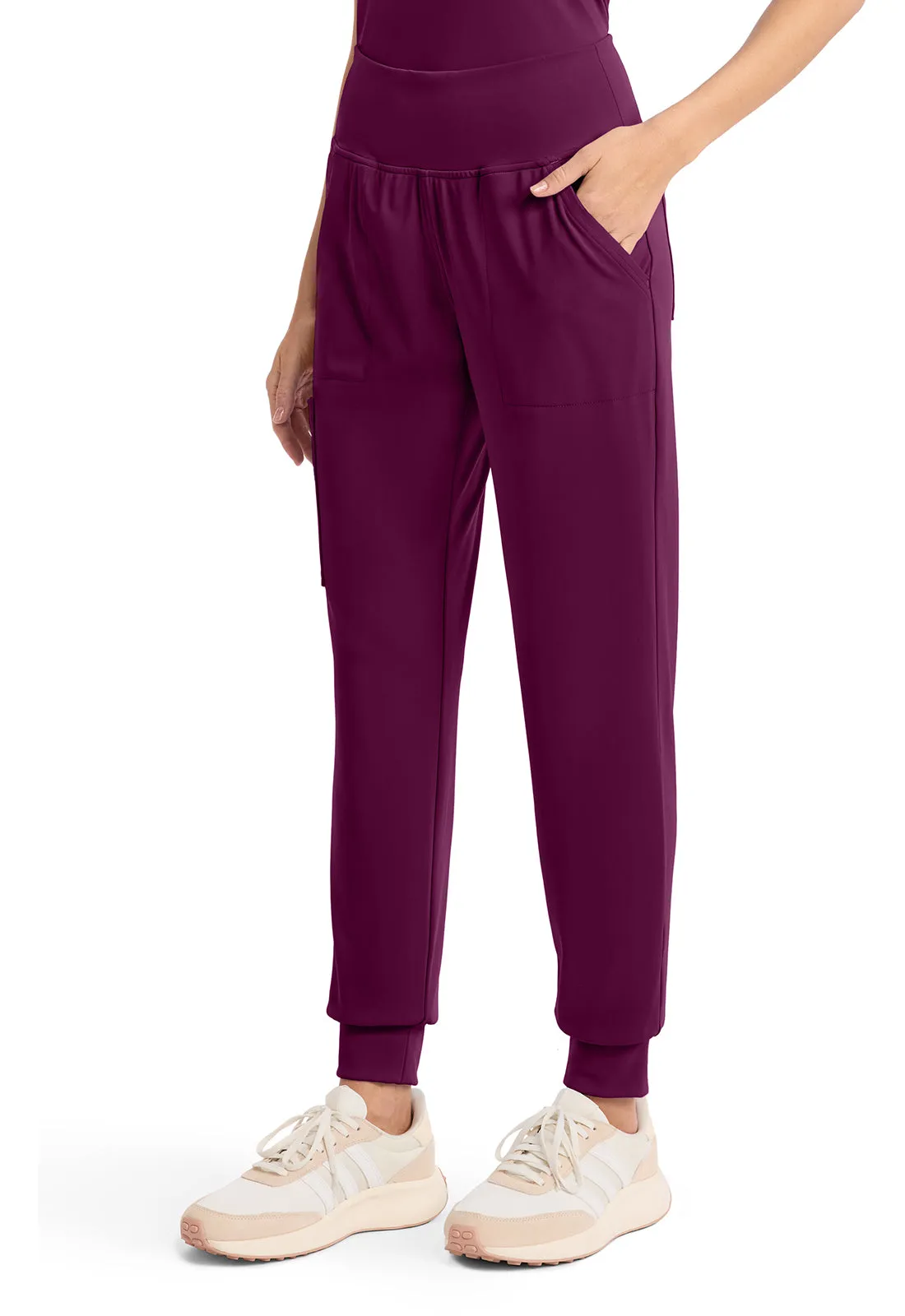 Achieve CK033 Women's 5 Pocket Jogger Pant Wild Mulberry
