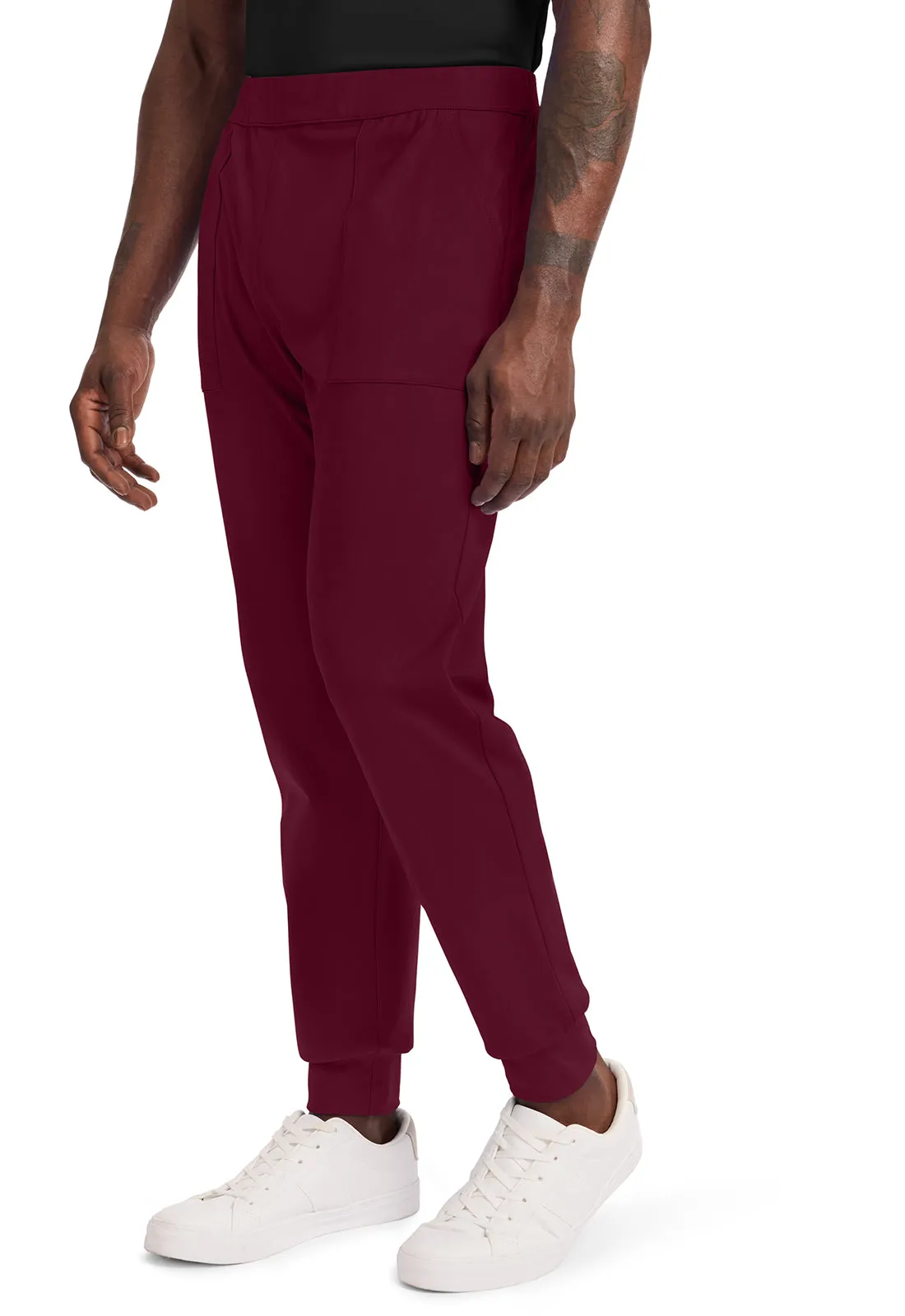 Achieve CK034 Men's 5 Pocket Jogger Pant Wine