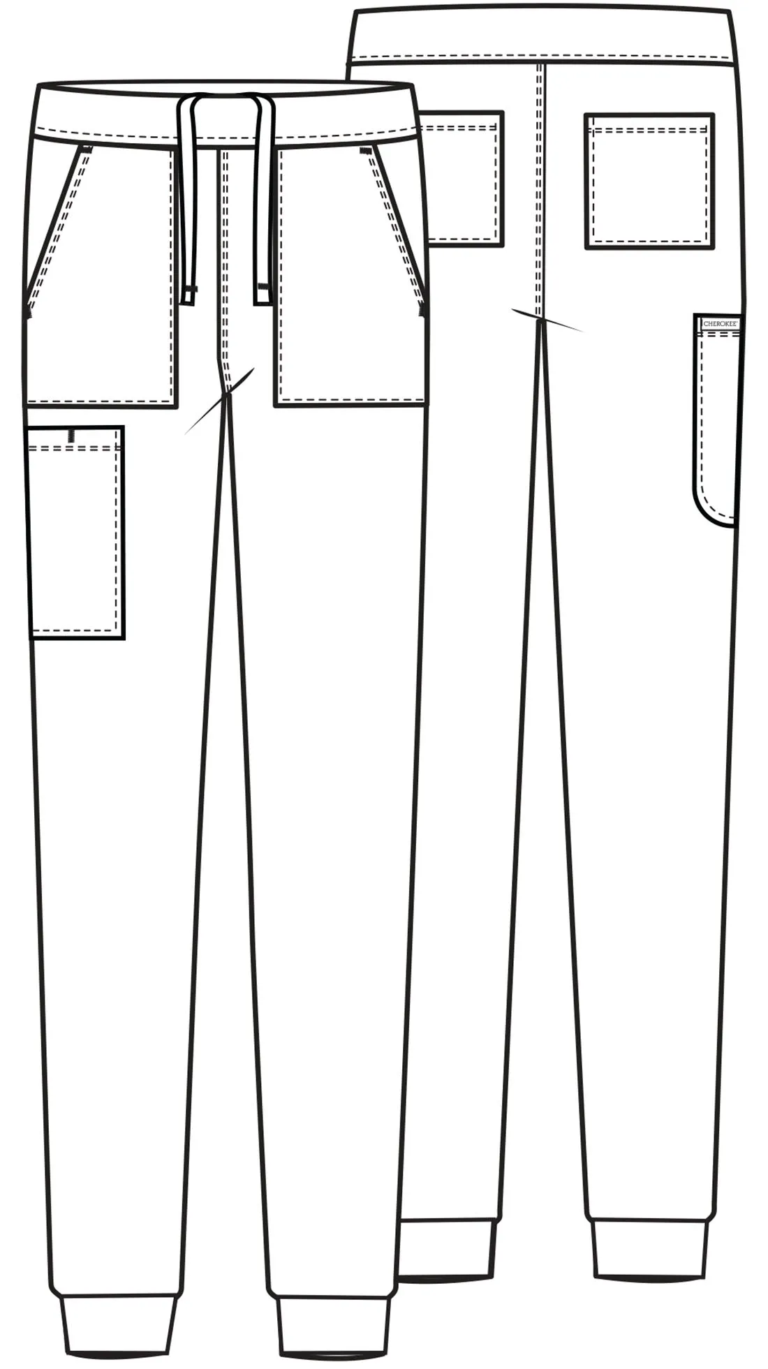 Achieve CK034 Men's Pull on Jogger Pant Ciel
