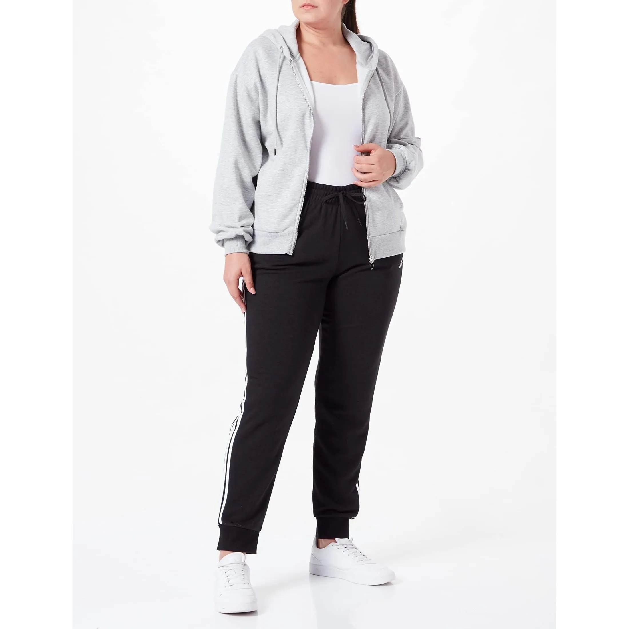 adidas Women's Essentials French Terry 3-Stripes Joggers PANTS