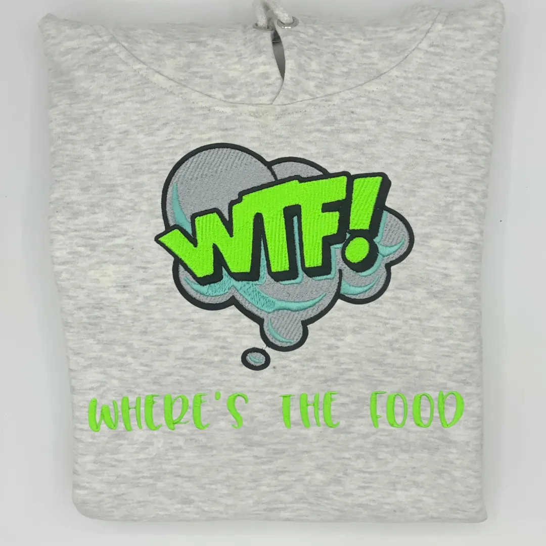 Adult Hoodie (w/ drawstrings)- WTF