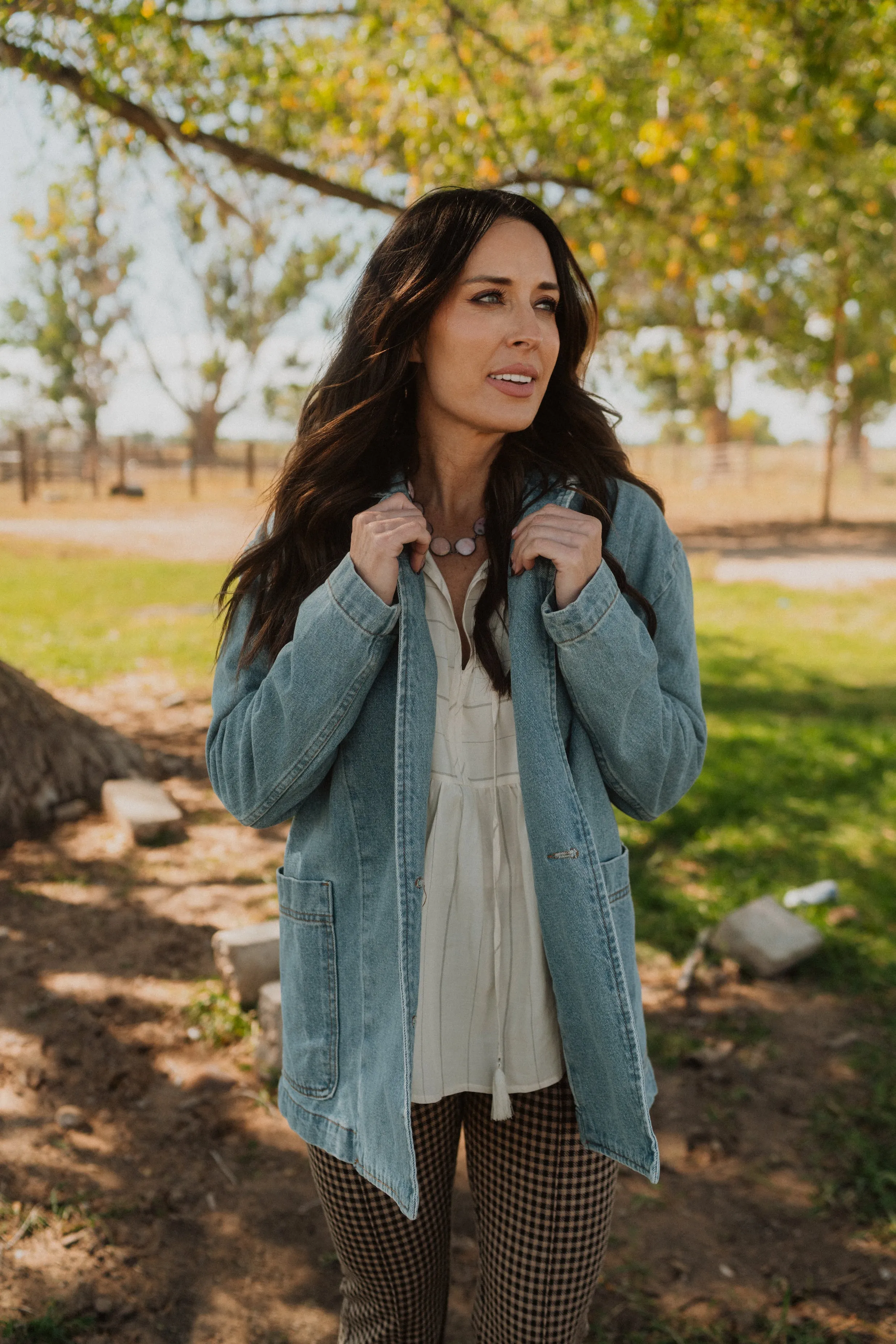Ailey Denim Blazer - FINAL SALE