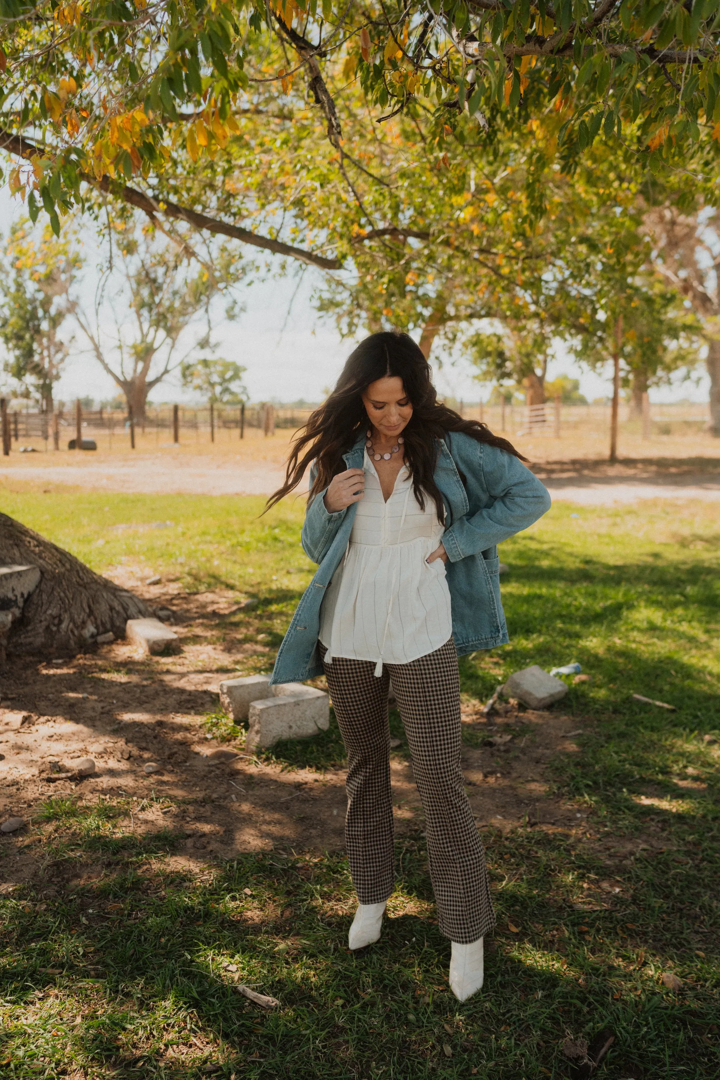 Ailey Denim Blazer - FINAL SALE