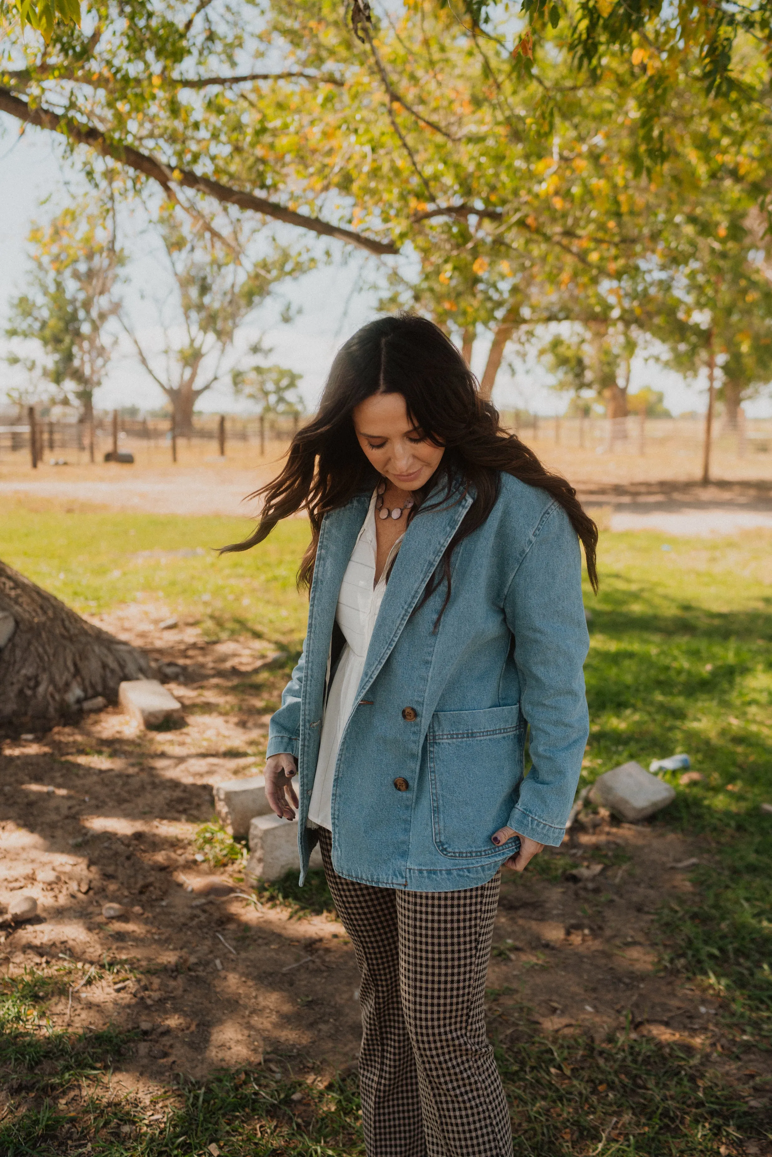 Ailey Denim Blazer - FINAL SALE