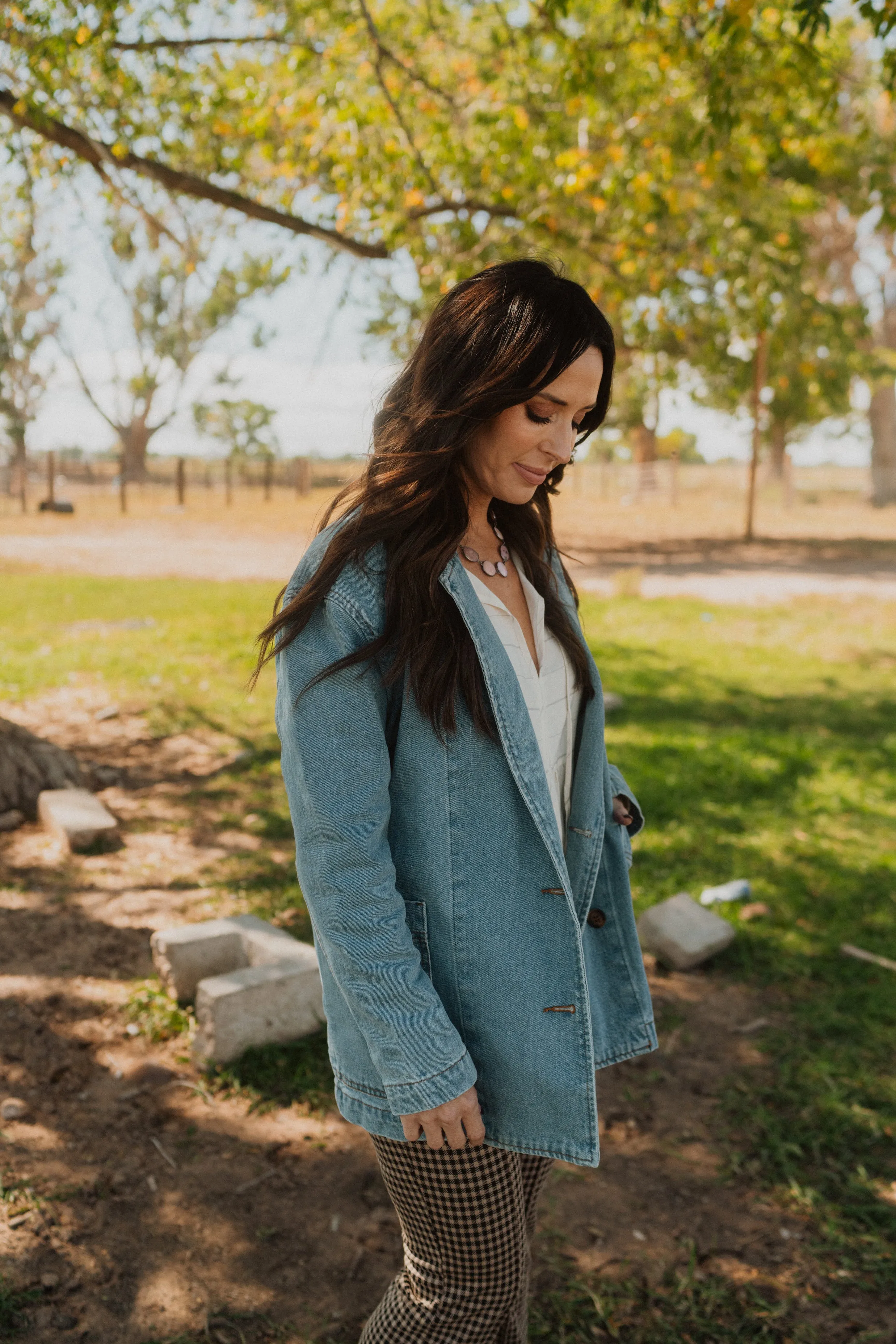 Ailey Denim Blazer - FINAL SALE