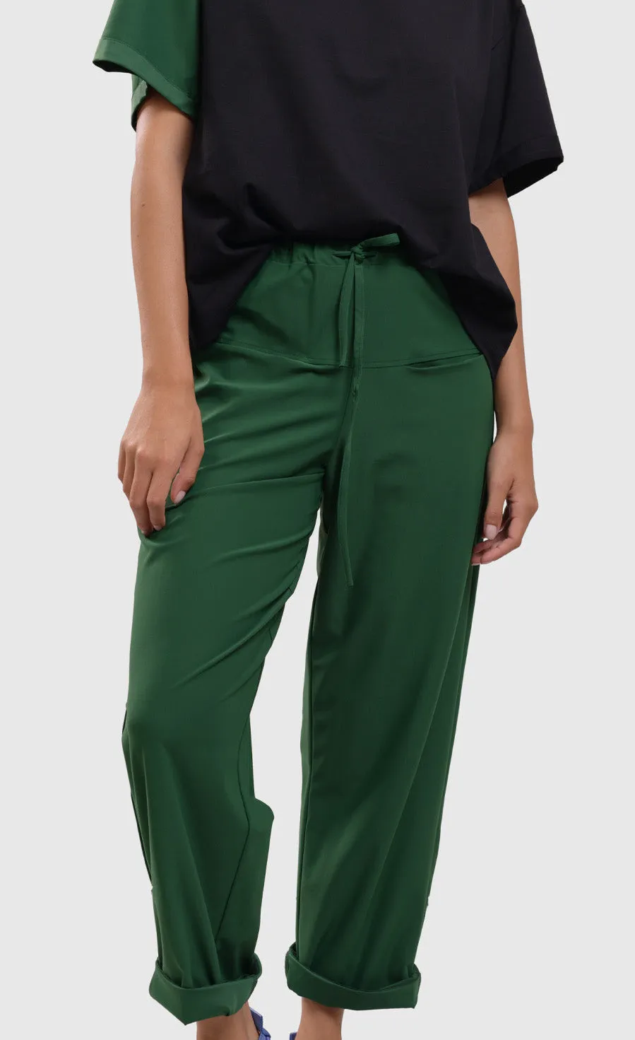 Alembika Tekbika Green Drawstring Pant