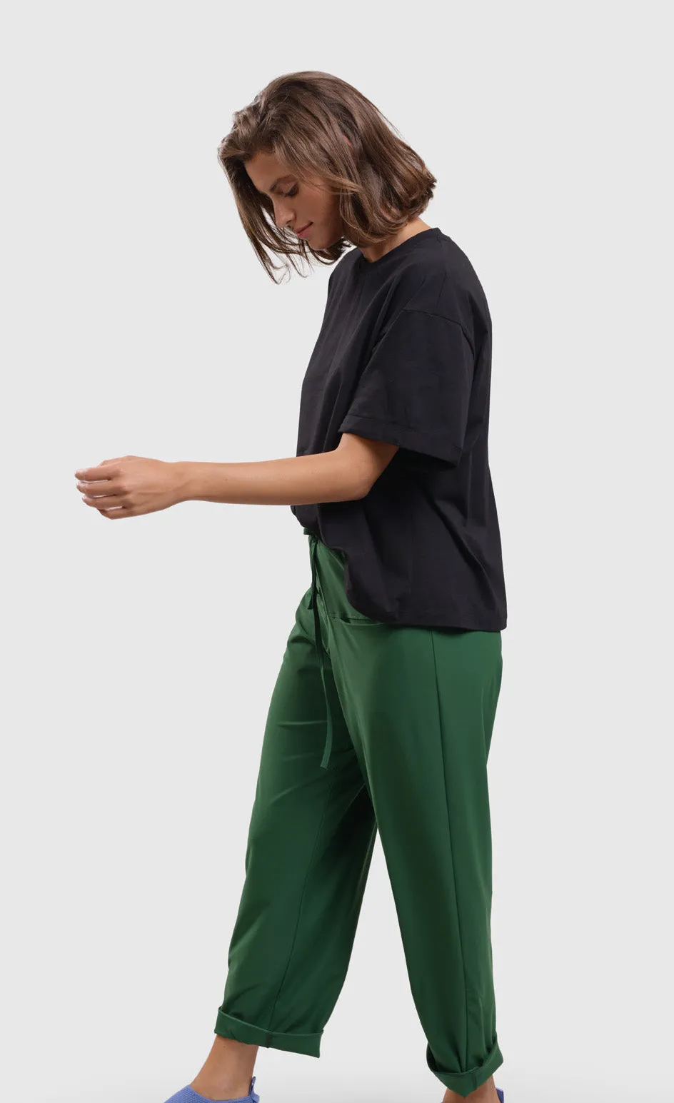 Alembika Tekbika Green Drawstring Pant