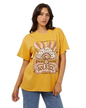 All About Eve - Solstice Oversized Tee - Yellow