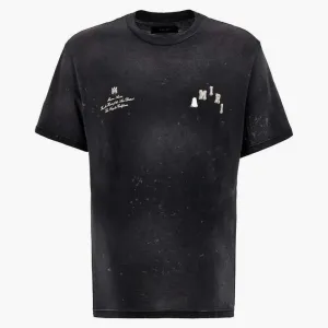 Amiri Vintage Collegiate Tee Black