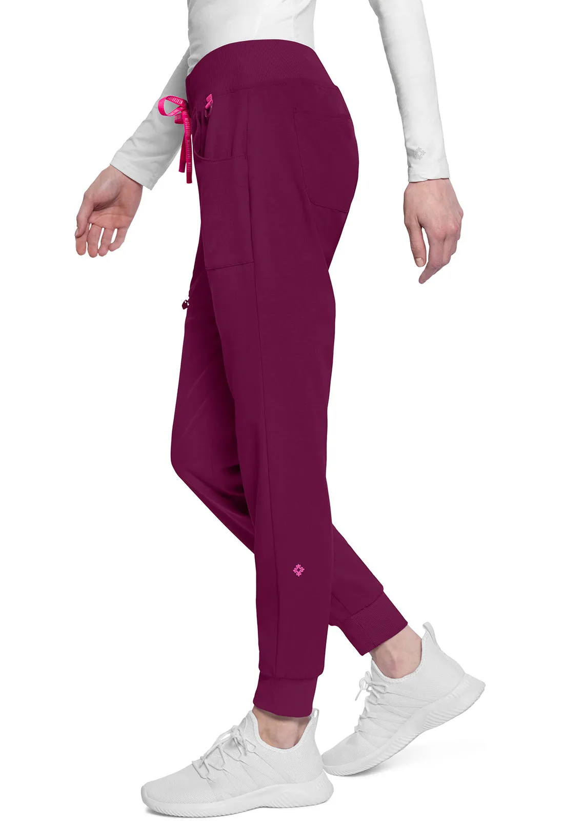 AMP MC102 Mid Rise Jogger Wine