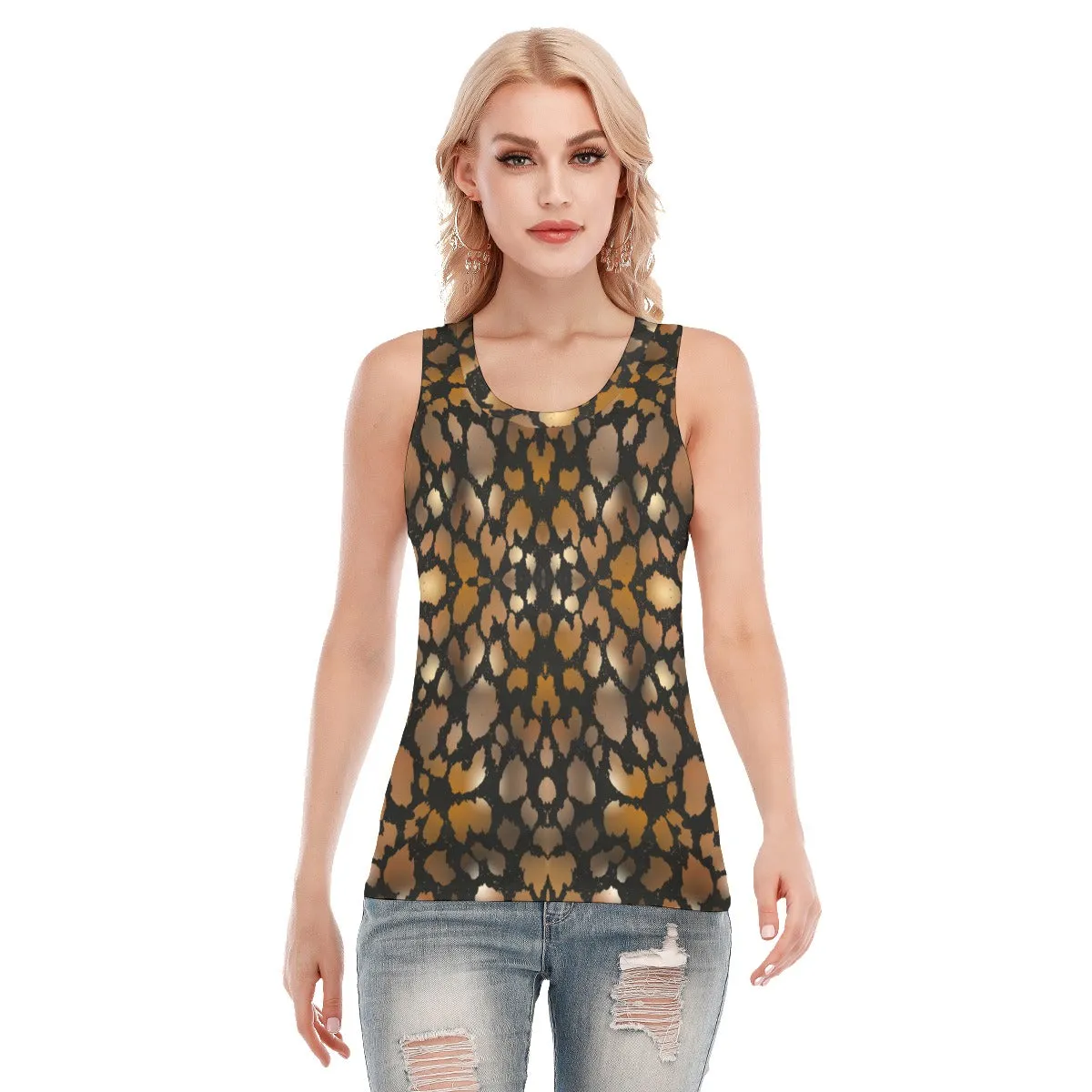 Animal Print Tank Top up to 5 XL (FWS)