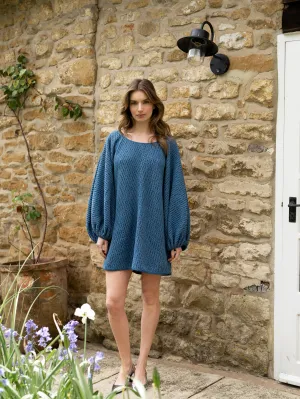 ARIANNE ELMY GOOD LUCK DRESS IN DENIM