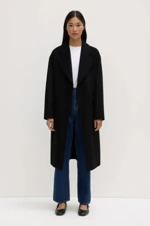 Assembly Label - Sadie Single Breasted Wool Coat (Black)