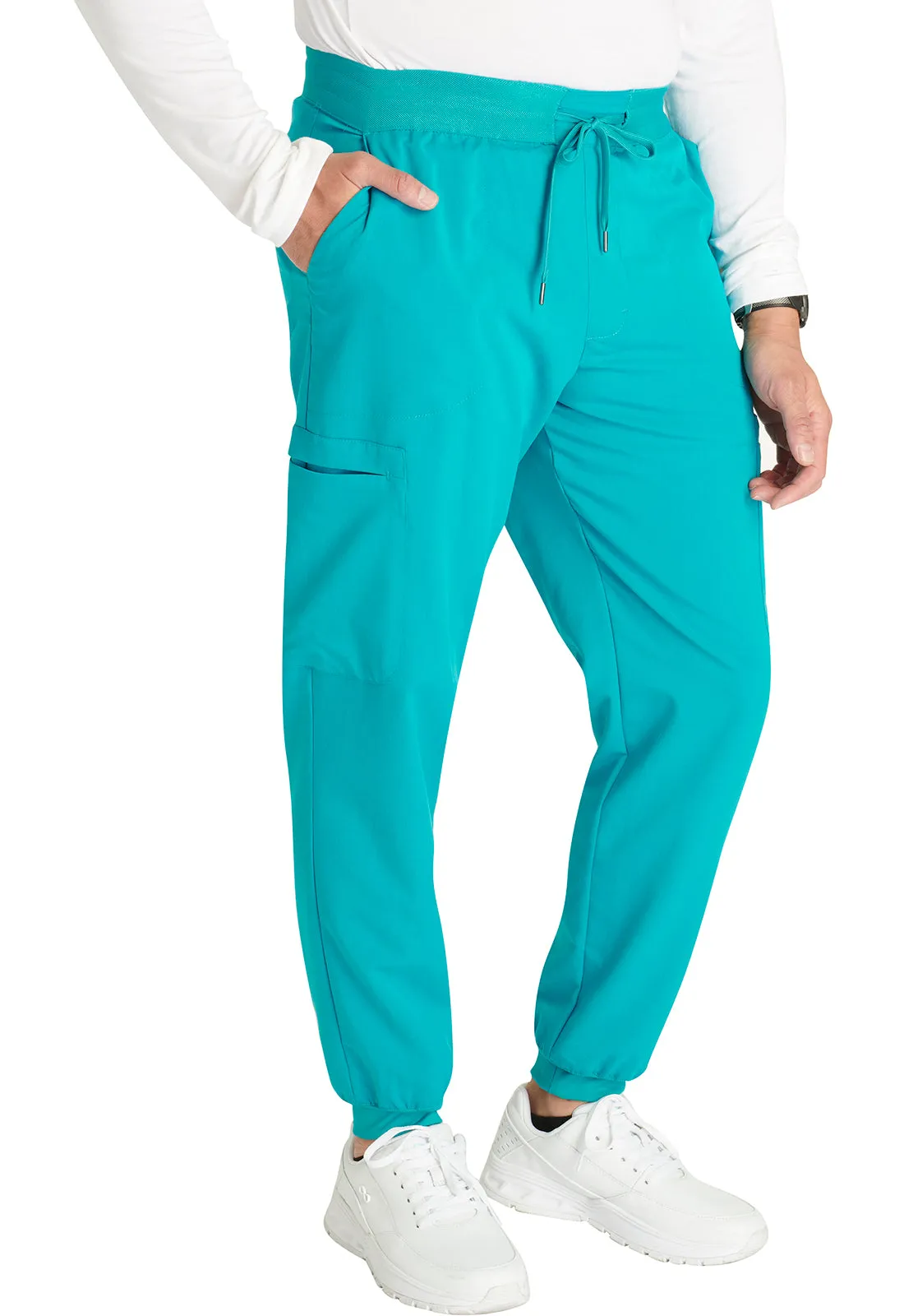 Atmos CK132A Men's Mid Rise Jogger Teal Blue