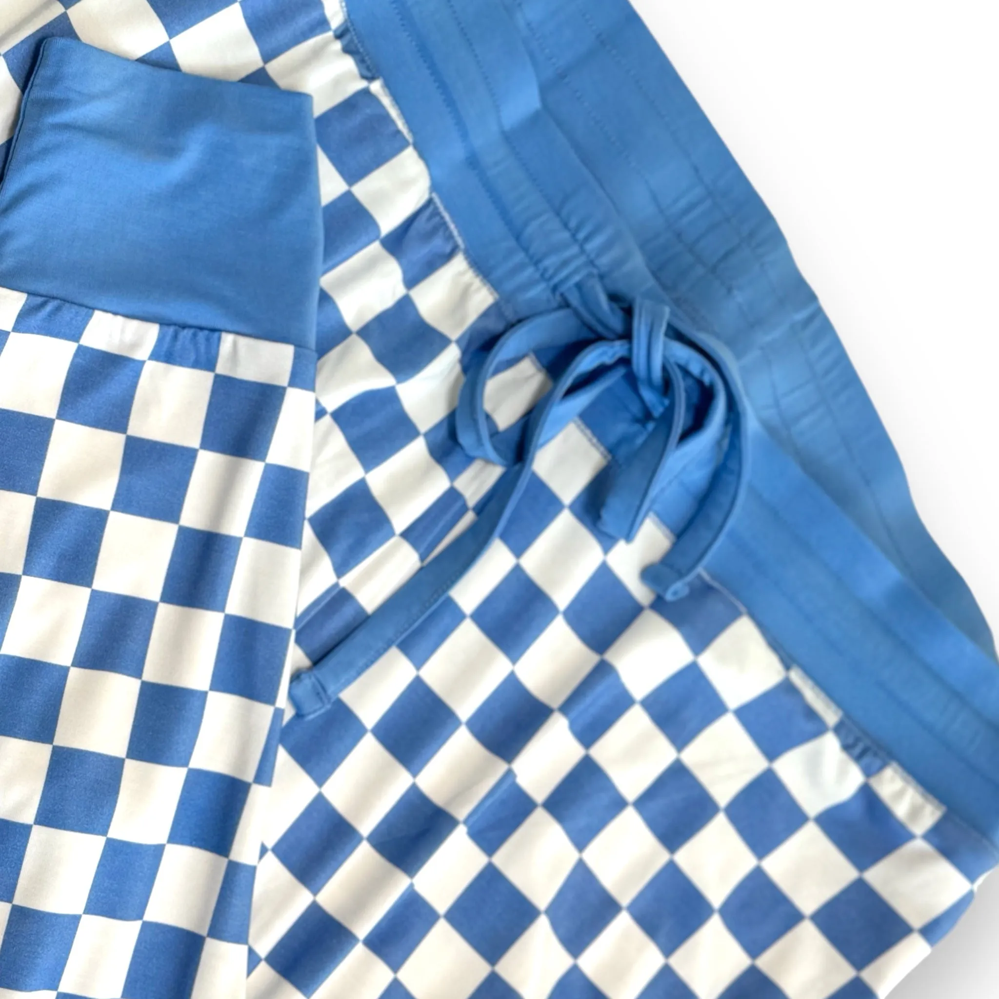 Azure Checks Adult Joggers