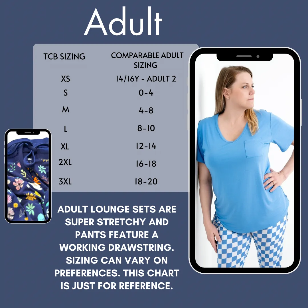 Azure Checks Adult Joggers