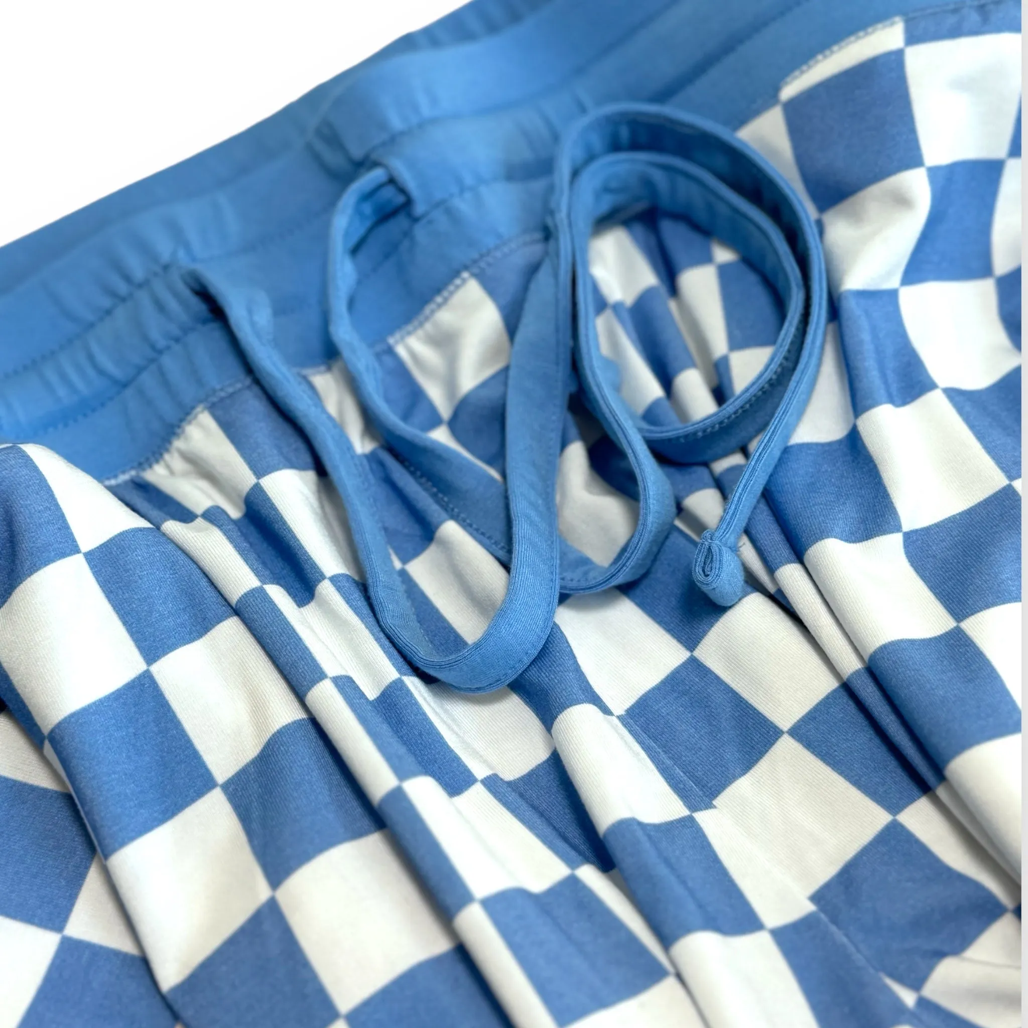 Azure Checks Adult Joggers