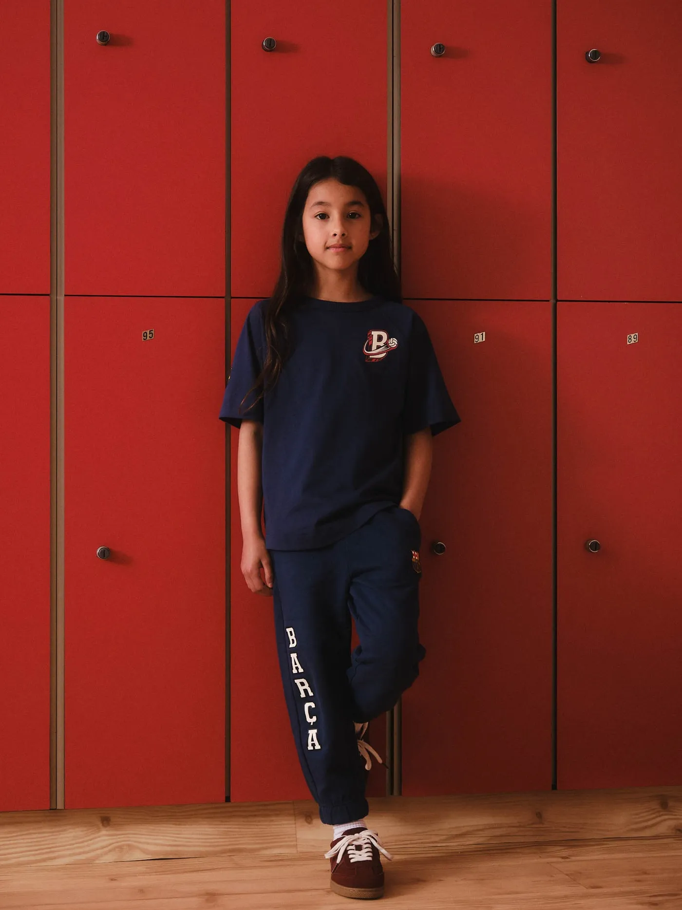 Barça navy blue shirt - Junior