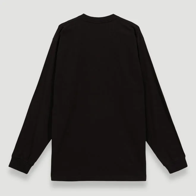 Bel-Air Athletics Men College L/S T-Shirt Pastel Black