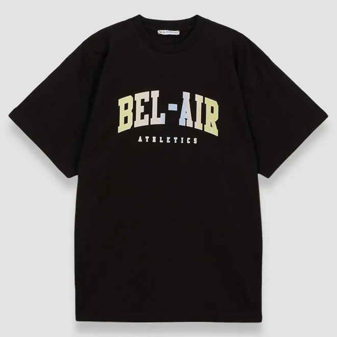 Bel-Air Athletics Men College T-Shirt Pastel Black