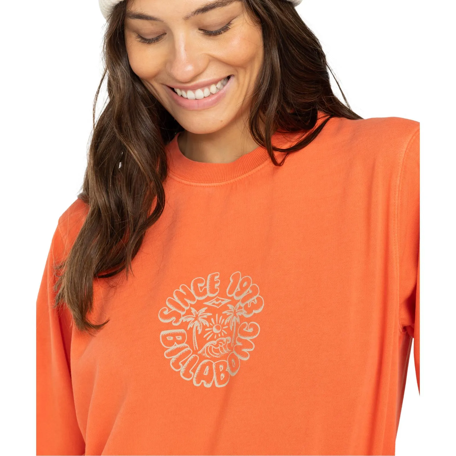 Billabong Womens From Paradise Vintage Pullover Sweatshirt