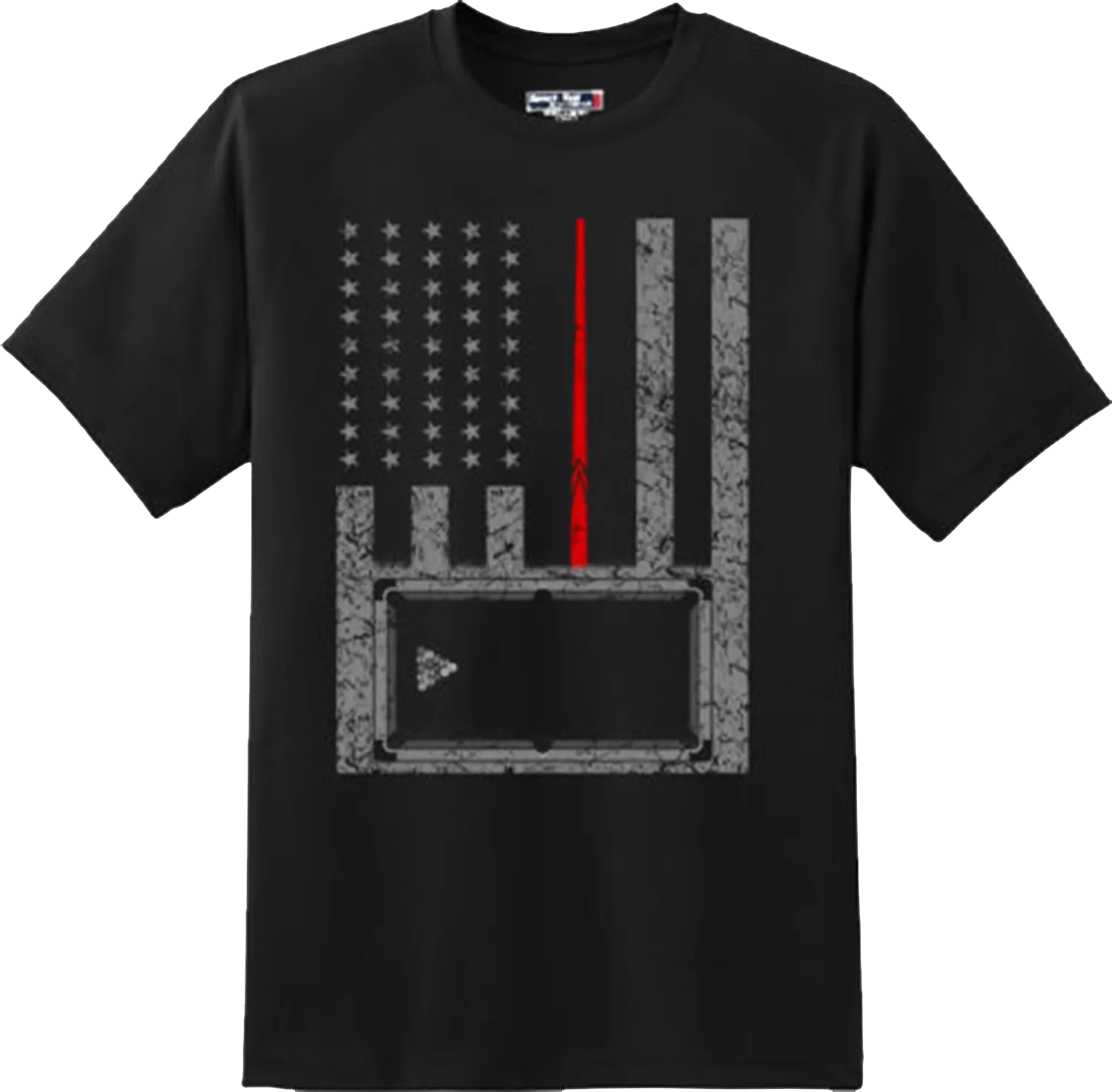 Billiard US Flag Patriotic T Shirt New Graphic Tee