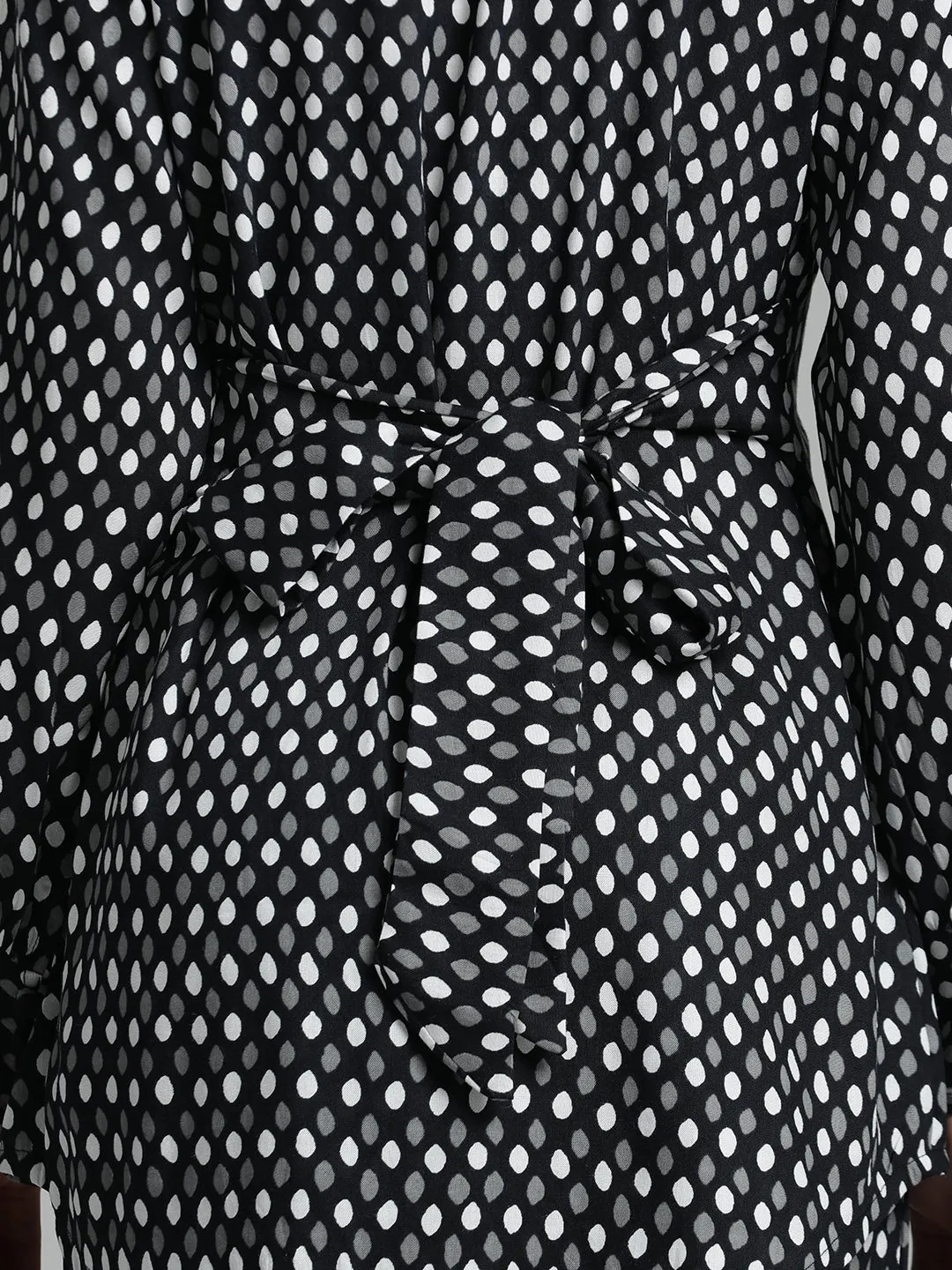 Black And White Polka Dot Co-ord Set