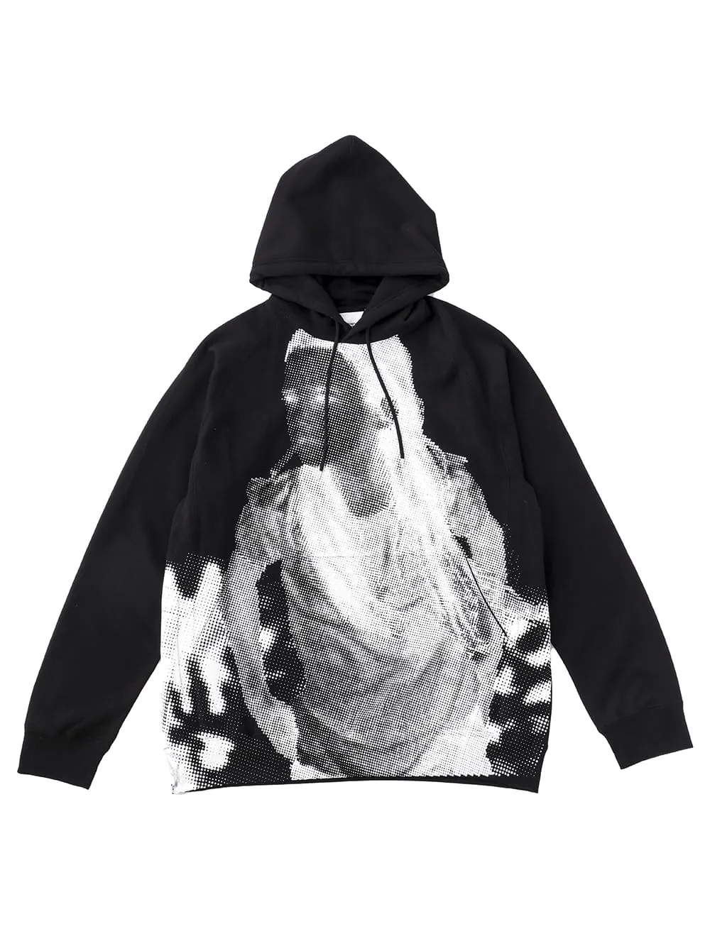 BLACK AND WHITE PRISCILLA 1969 OVERSIZED HOODIE