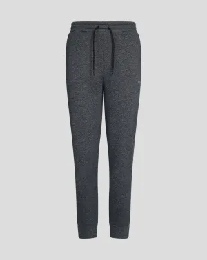 Black Marl Joggers - Women’s High-Waisted Workout Joggers, Performance Gym Pants