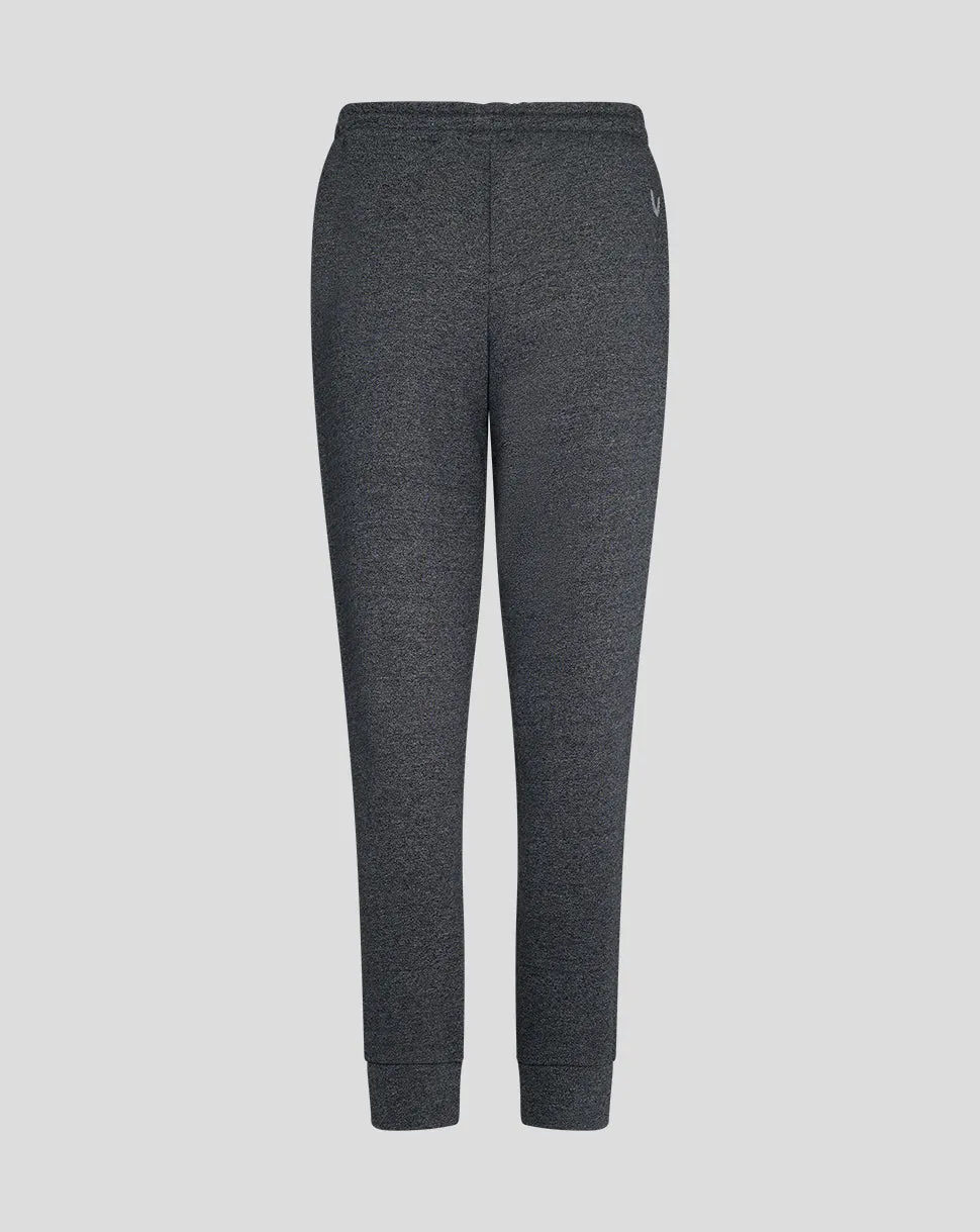 Black Marl Joggers - Women’s High-Waisted Workout Joggers, Performance Gym Pants