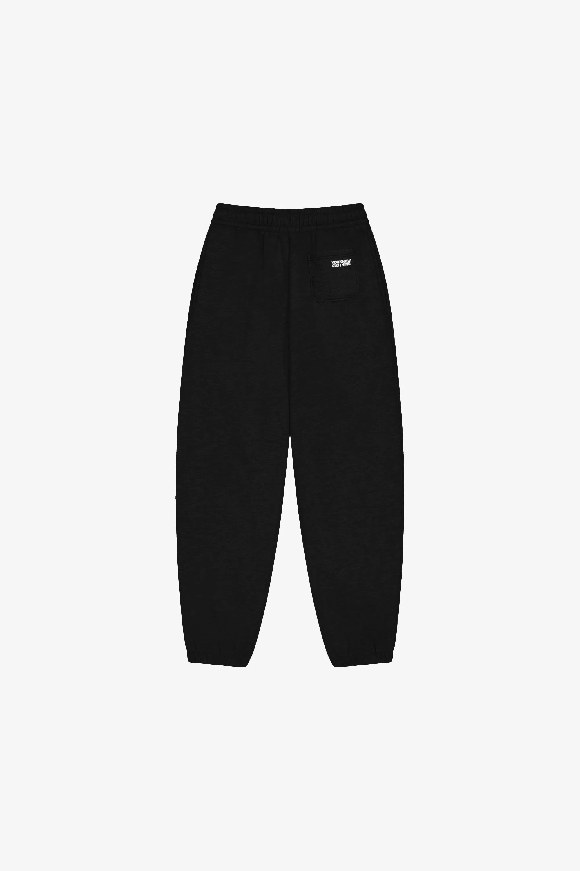 BLOCK CUFFED SWEATPANTS | Black