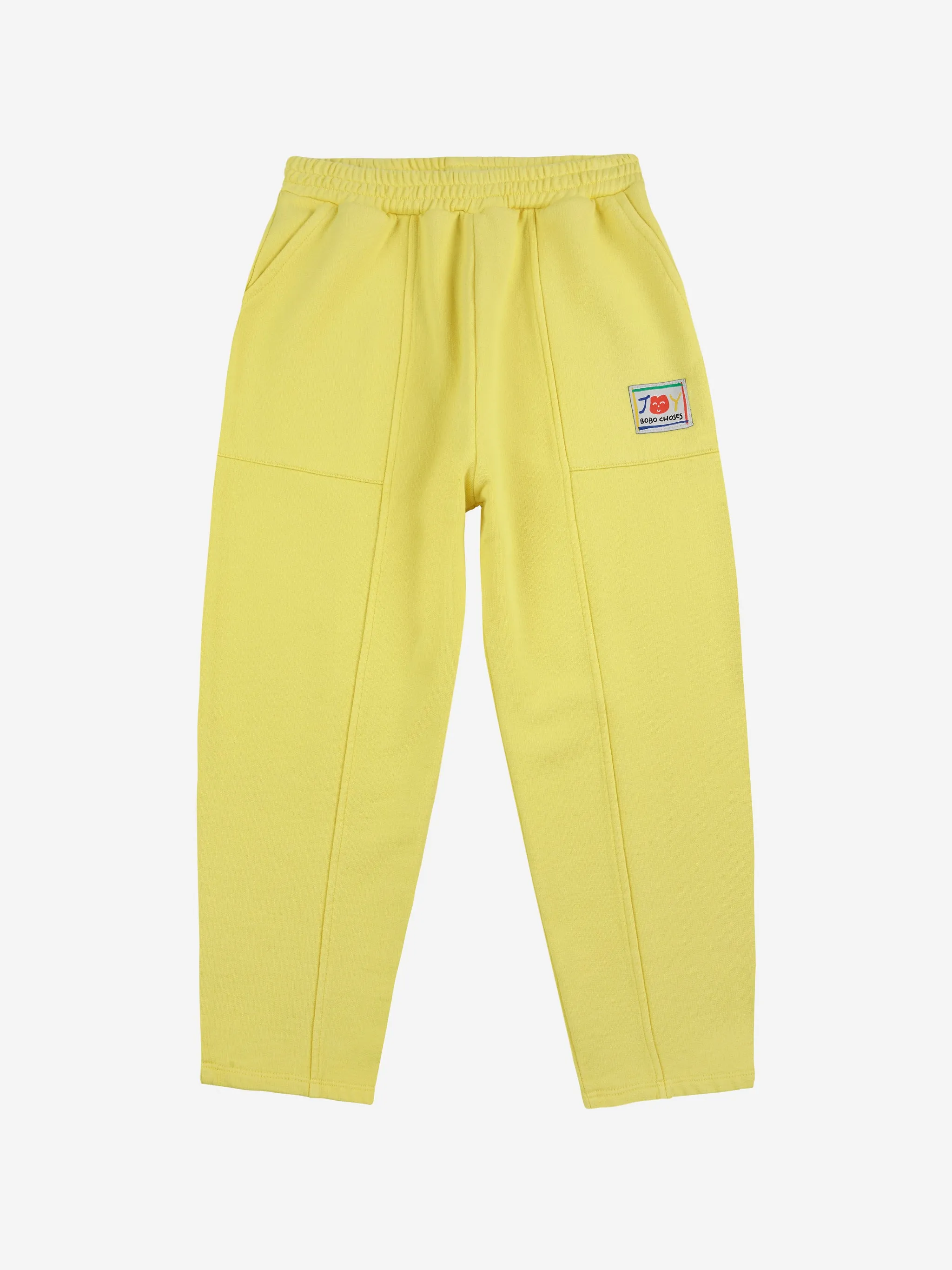 Bobo Choses Smiling yellow jogging	pants