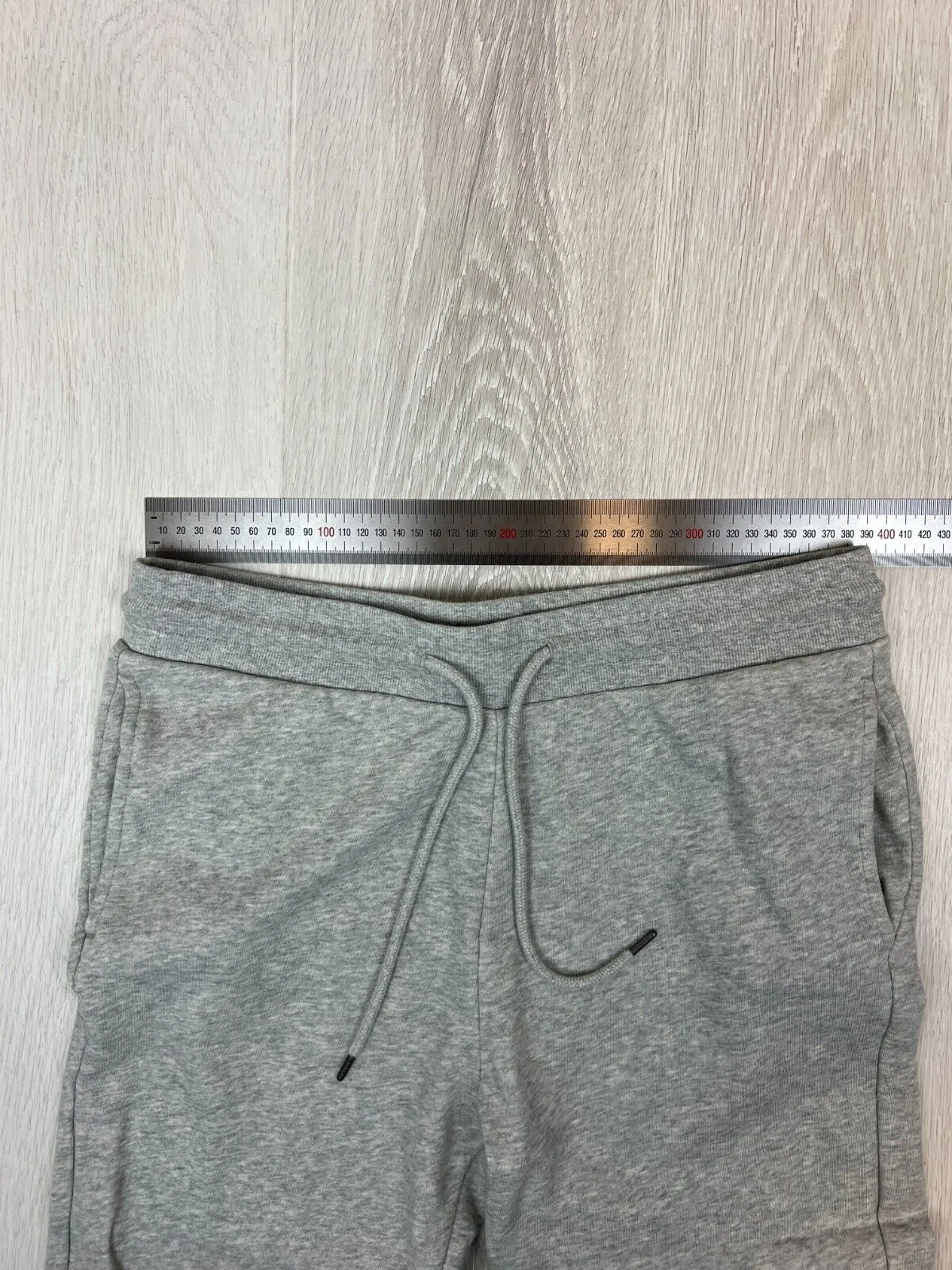Bonds Grey Cotton Casual Cuffed Jogger Sweat Pants Size Large