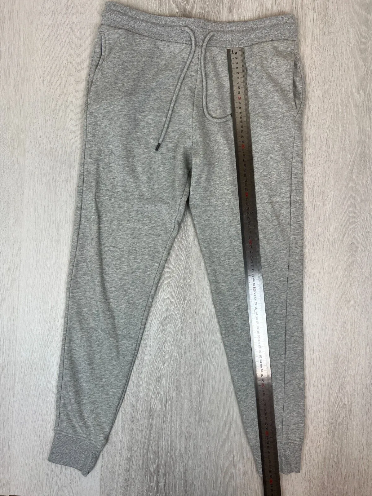 Bonds Grey Cotton Casual Cuffed Jogger Sweat Pants Size Large