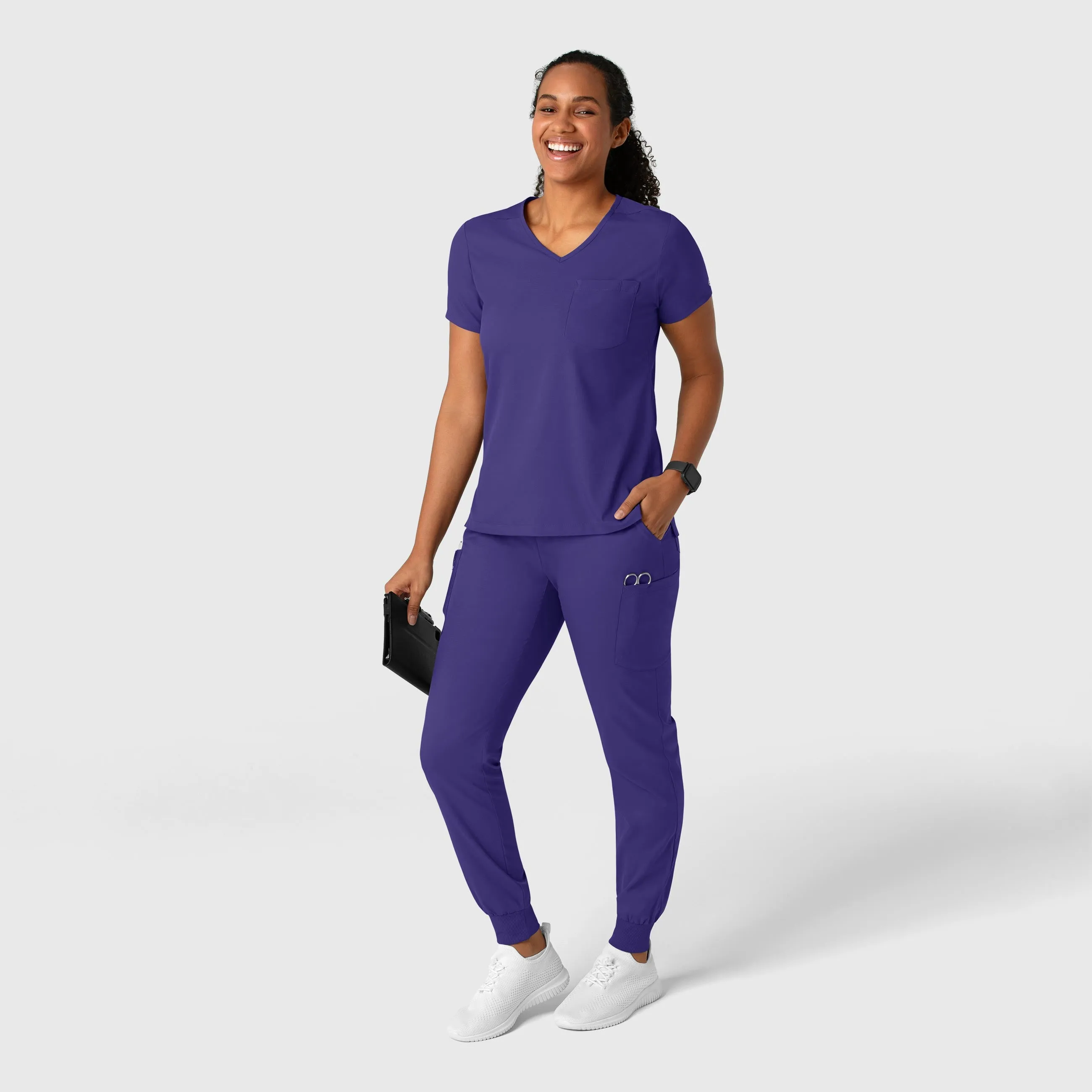 Boundless 5151 Jogger Scrub Pants Grape